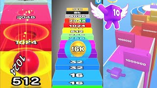 { Part - IX } Level Up Numbers vs Number Ball 3D - Merge Games vs Ball Run Infinity gameplay