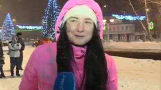 Специальный репортаж' –Флешмоб из автомобилей  Уфа Арена 20 01 2016 г