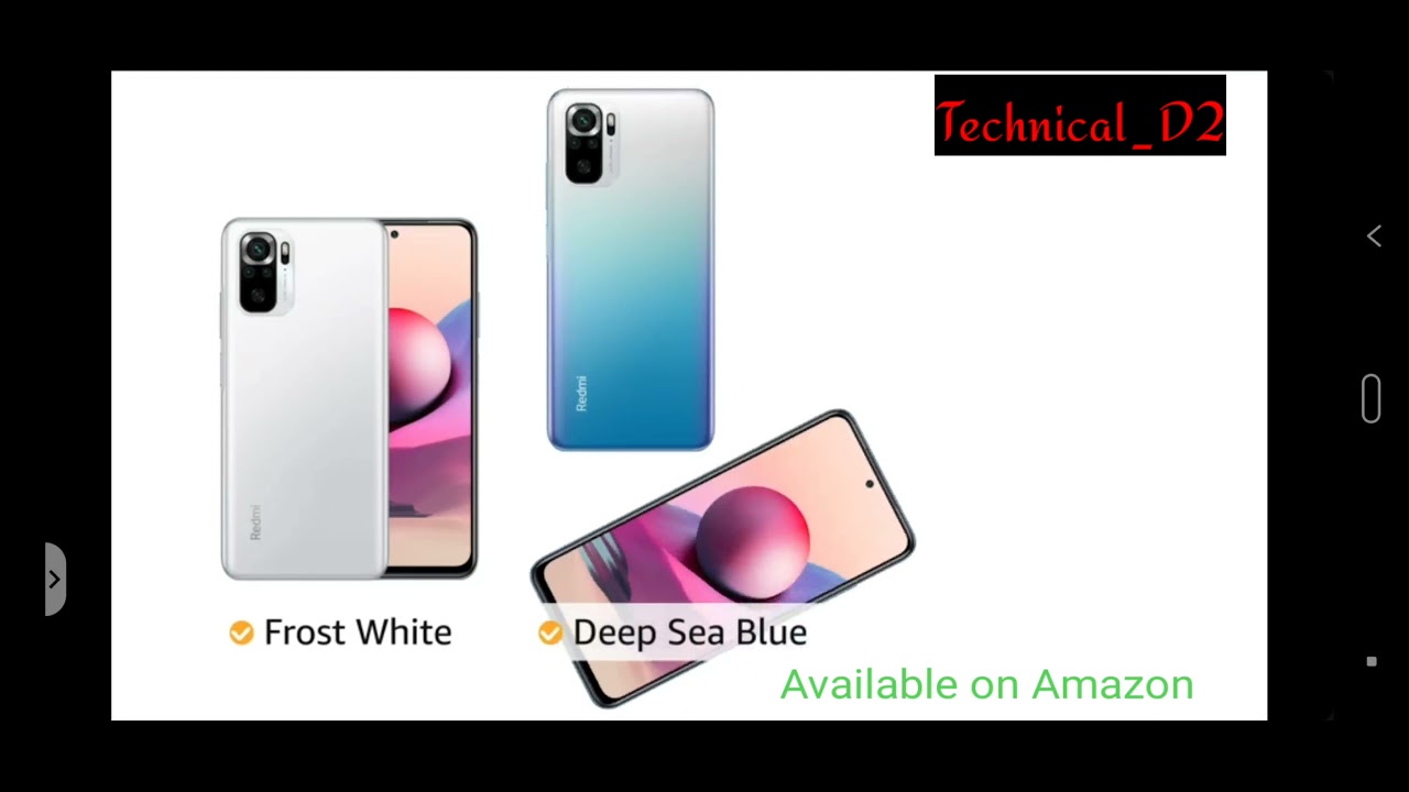 Redmi Note 10S (Shadow Black, 6GB RAM,64GB Storage) Super Amoled Display