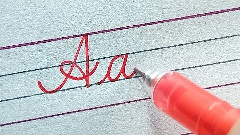 A to Z English alphabet cursive writing practice | How to write cursive writing a to z  