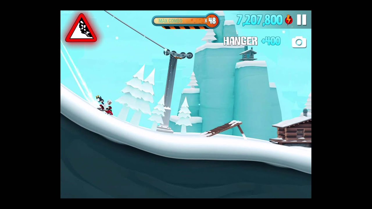 Ski Safari 2 23 5 Million Points In Penguin Peaks Ios Youtube