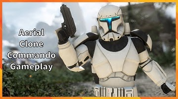 Aerial Clone Commando Gameplay Star Wars Battlefront 2
