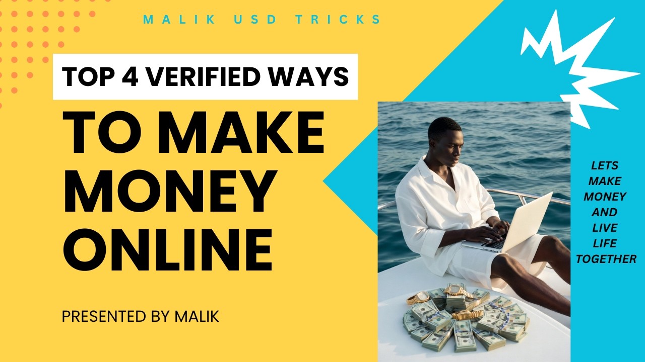 4 VERIFIED WAYS OF MAKING MONEY ONLINE TODAY! - YouTube