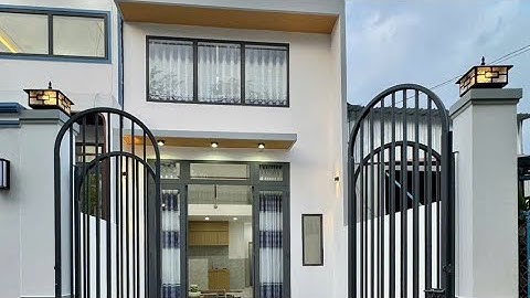 Bán nhà mới 1 trệt 1 lửng đường đinh công chánh gạch phố Long Hòa giá 1 tỷ 1 90  Đại học y dược 3 km