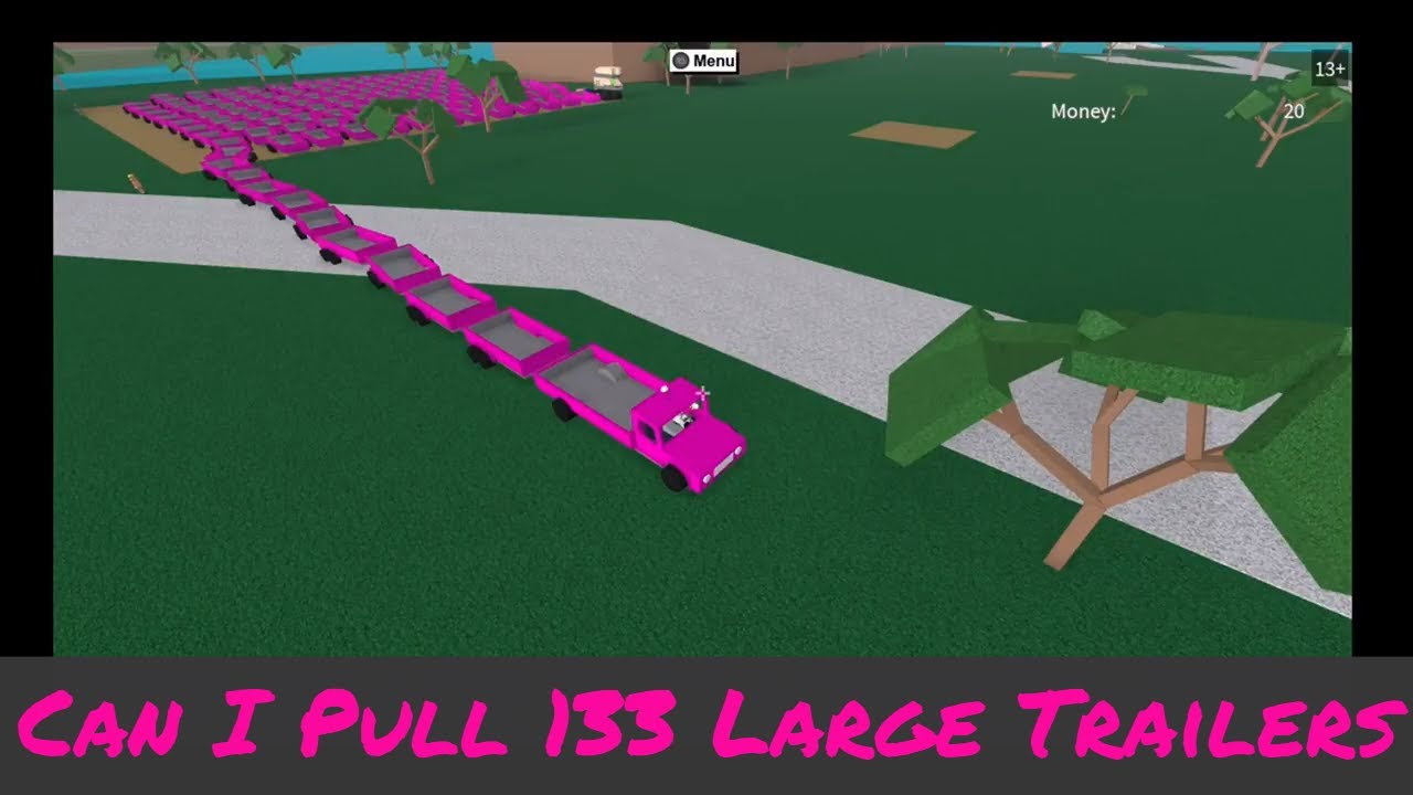 How Many Large Pink Trailers Can I Pull Lumber Tycoon 2 Roblox Youtube - roblox lumber tycoon trailer