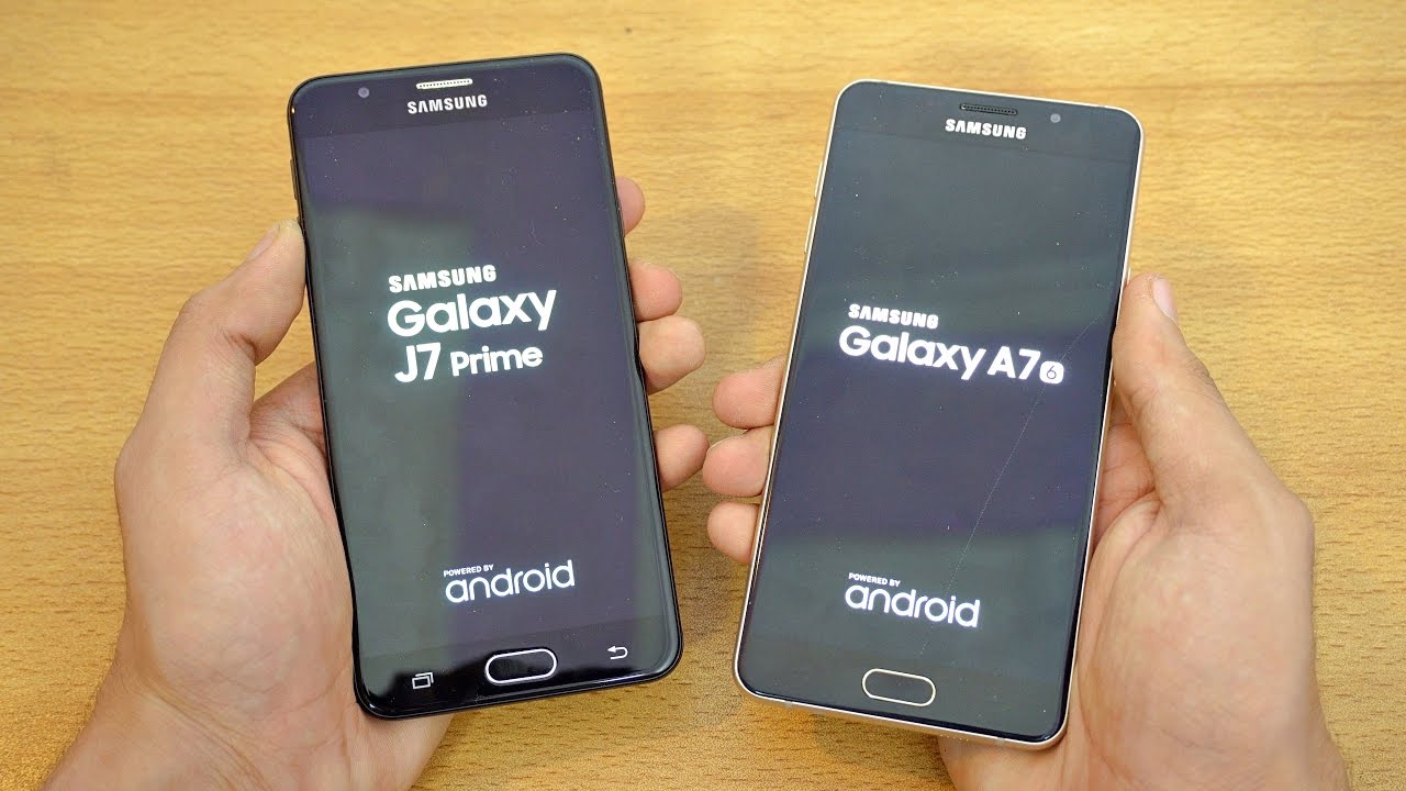 salón por qué favorito Samsung Galaxy J7 Prime vs A7 (2016) - Speed Test! (4K) - YouTube