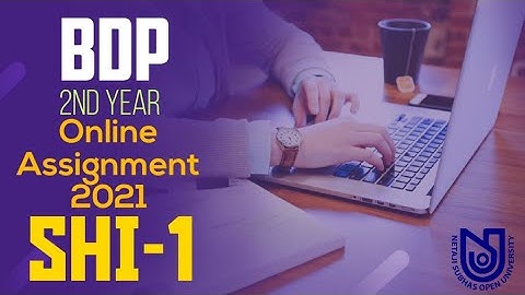 BDP 2nd Year SHI-1 Assignment 2021 || Live || NSOU || History MCQ Question/Answer