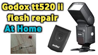 How to repair Godox tt520 ii flesh | digitek camera flash with trigger @camerasettingsCk