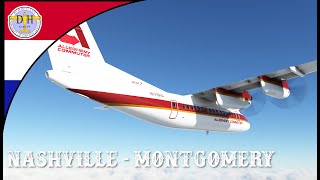 US State Capitals Tour | Nashville to Montgomery | DHC Dash-7