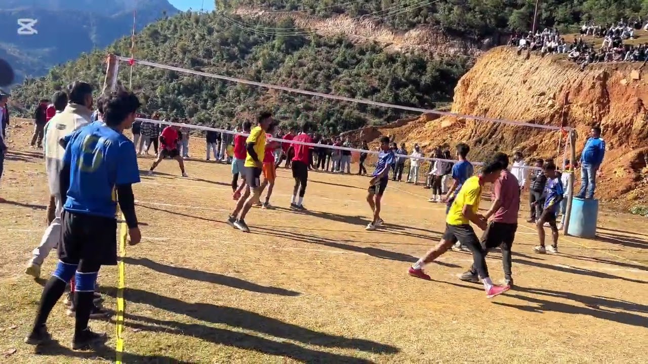 Yaitihasik sugurkhala mela 2082 damdar volleyball match 🏐 barekot-5 vs barekot-2 🥰🏐