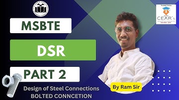 BOLTED CONNECTION PART 2 | SS OF BOLT | BS OF BOLT | TRICKS | DIPLOMA CIVIL | MSBTE