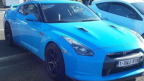 Skylimit track Day circuit zolder Beast of nissan gtr r35 arrive on track day