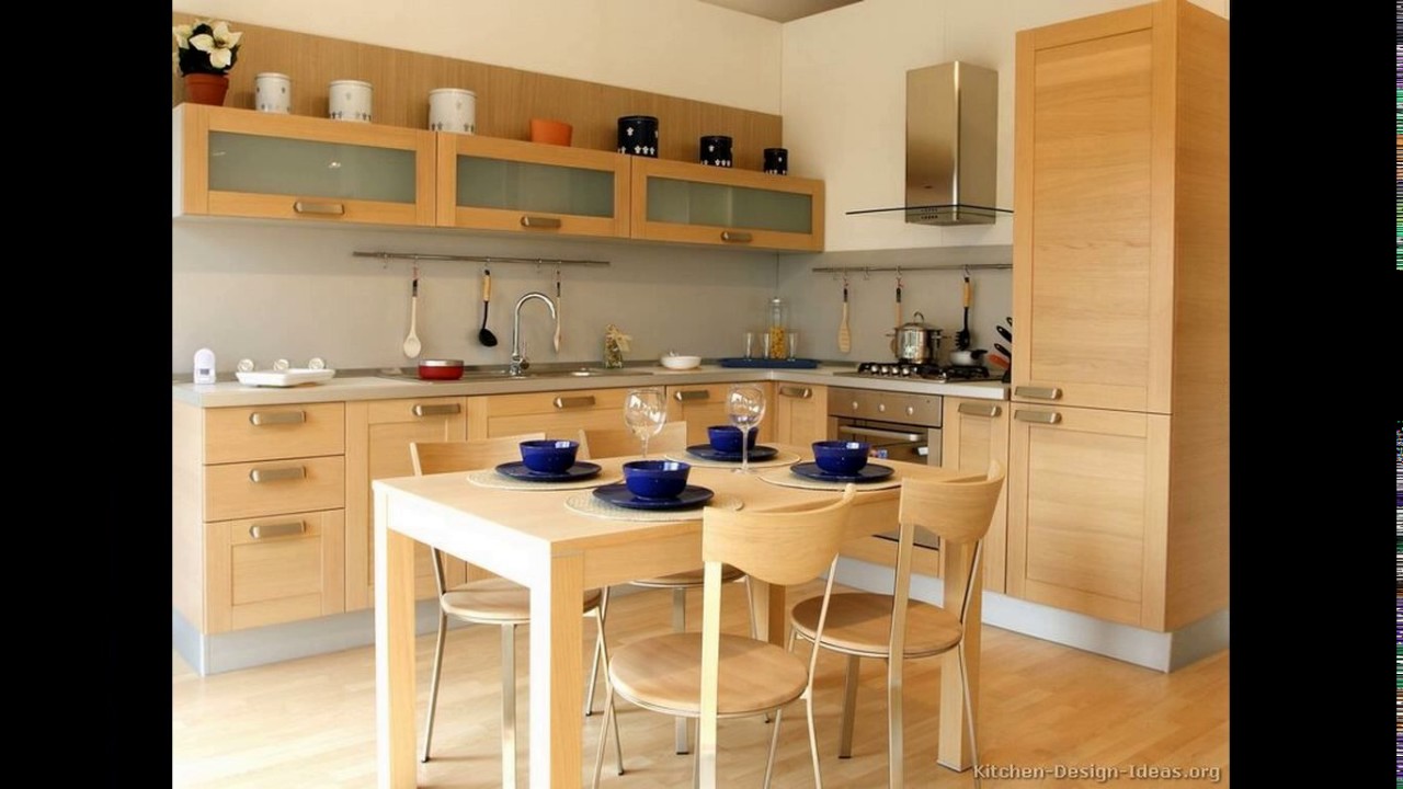 Modern wood kitchen design - YouTube  Modern wood kitchen design