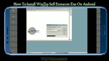 How To Install WinZip Self Extractors.Exe On Android || Exagear Windows Emulator || Vk7projects