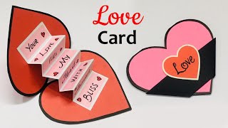 Valentines Day Cards | Valentine Cards Handmade Easy | Greeting Cards Latest Design Handmade | #385