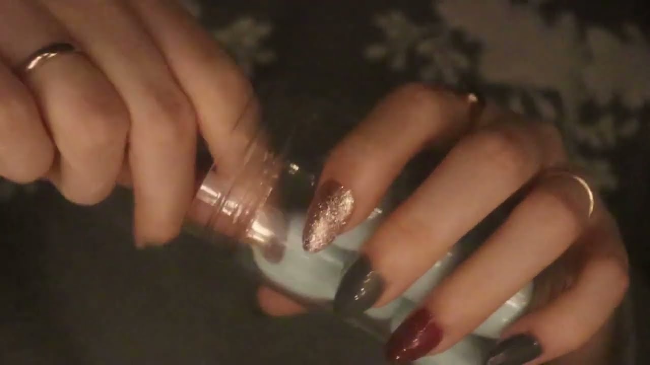 ASMR 🐢 makeup/hair semi fast + aggressive/directly on screen [NO tapping|talking]