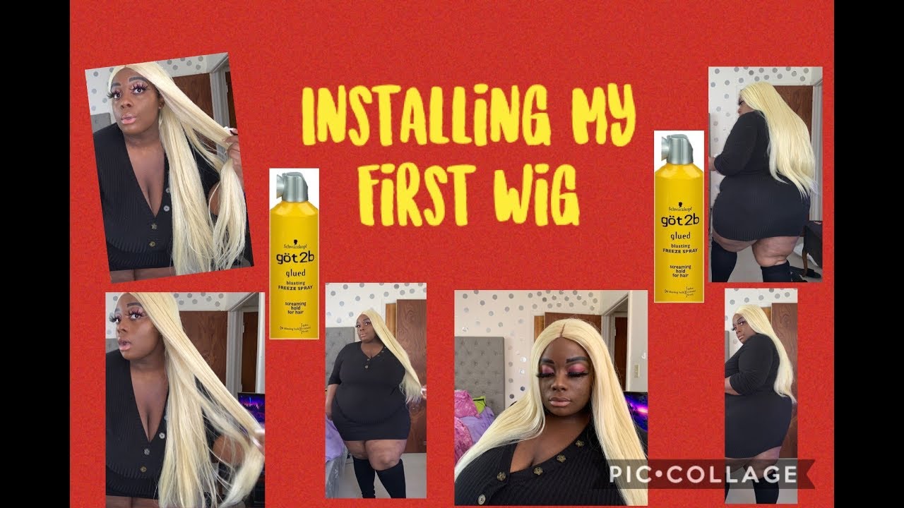 INSTALLING A LACE FRONTAL WIG FOR THE FIRST TIME... ever - YouTube