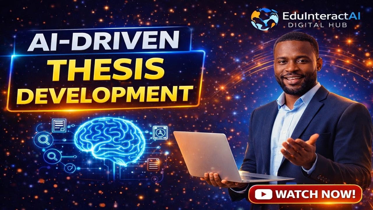 Master Thesis Writing with AI, ChatGPT and Academic Tools