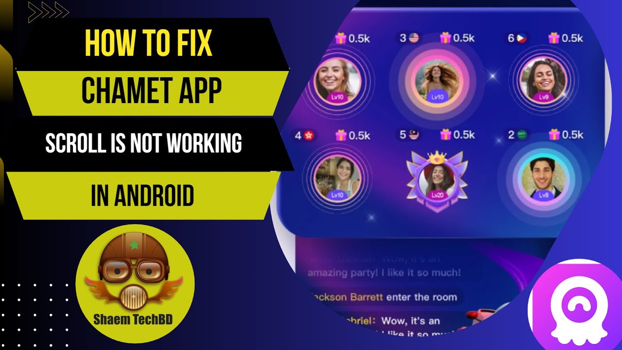 How to Fix Chamet App Scroll Is Not Working in Android After New ...