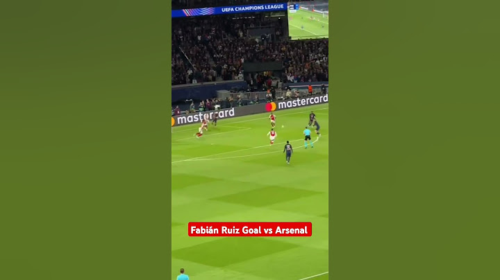 Fabián Ruiz Goal vs Arsenal | PSG vs Arsenal #fabianruiz #allgoals #sportsempire #psgol #football