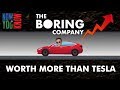 Boring Company Will Be Worth More Than Tesla