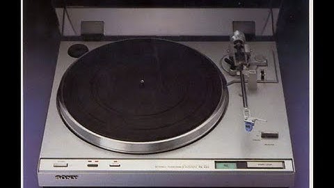 A GREAT Sony turntable, the PS-X45!