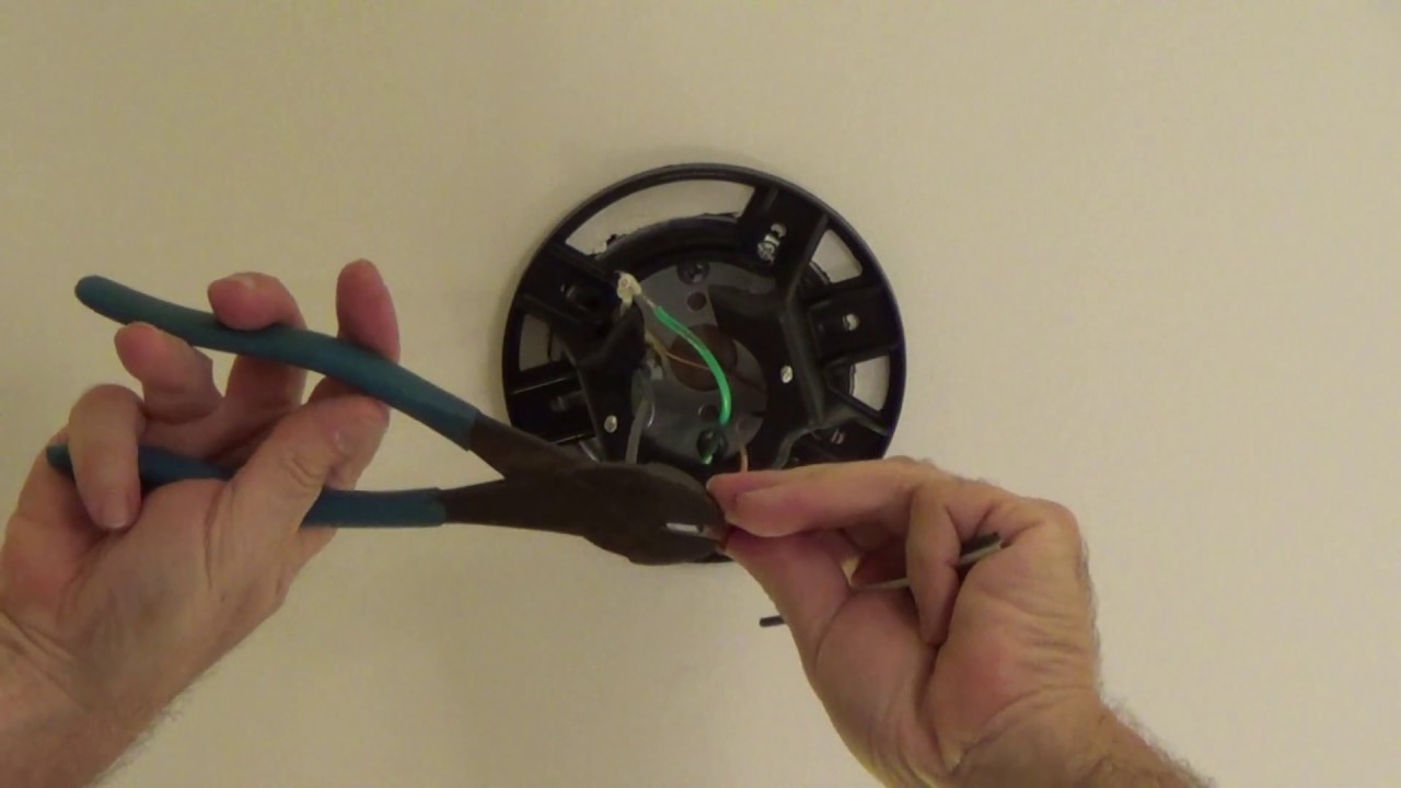 How to Install Ceiling Fan...Mounting Bracket Install - YouTube