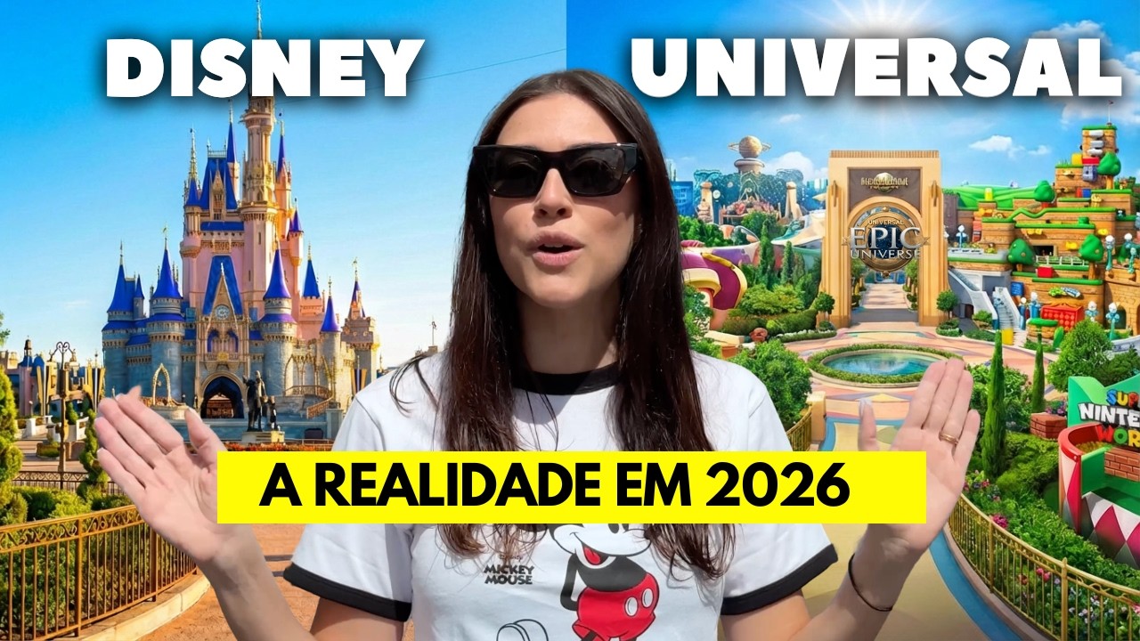ORLANDO 2026: Parques, filas, preços e dicas | DISNEY e UNIVERSAL com EPIC