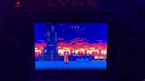 Atari Lynx CyberPunk 2037 (WIP by Fadest) with BennVenn LCD Modified Japanese Display