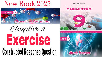 Class 9 chemistry chapter 3 constructed response question new book 2025