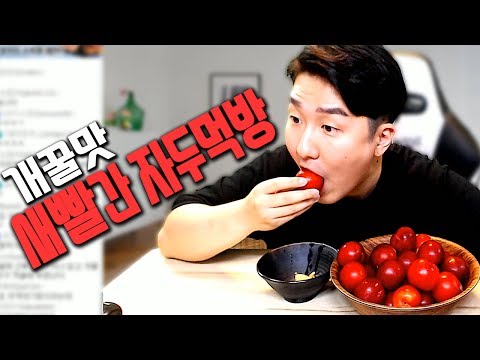 개꿀맛 새빨간 자두 먹방&토크방송!! Mukbang [흥민이 Eating Show] 17.6.29