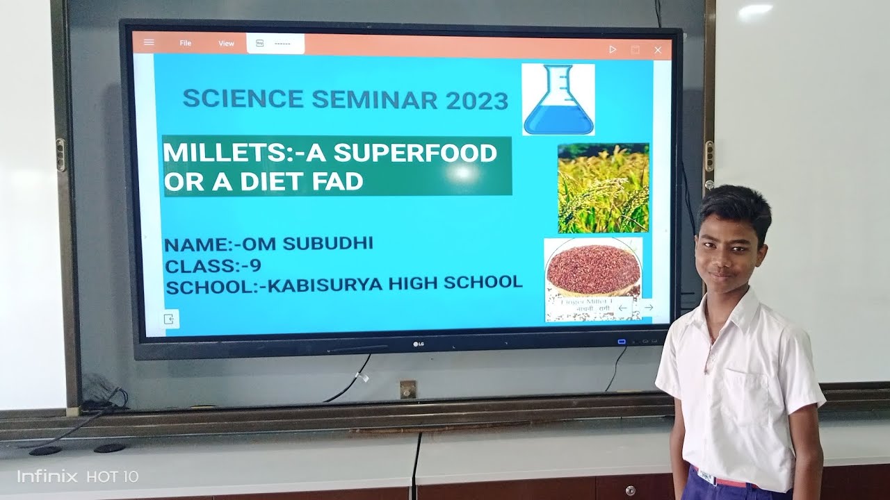 millets a super food or a diet fad for science seminar - YouTube