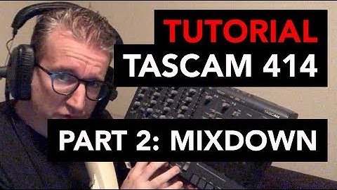 Tascam 414 tutorial / Matador - Garland Jeffreys / Part 2: MIXDOWN