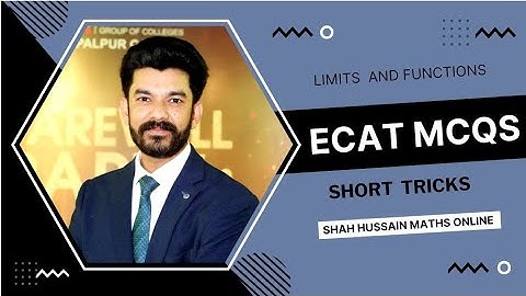 Entry Test Important mcqs on limits and functions by Short tricks