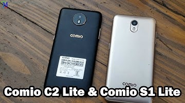Comio C2 Lite & Comio S1 Lite With Selfie Flash Launched in India | Price and Specifications.