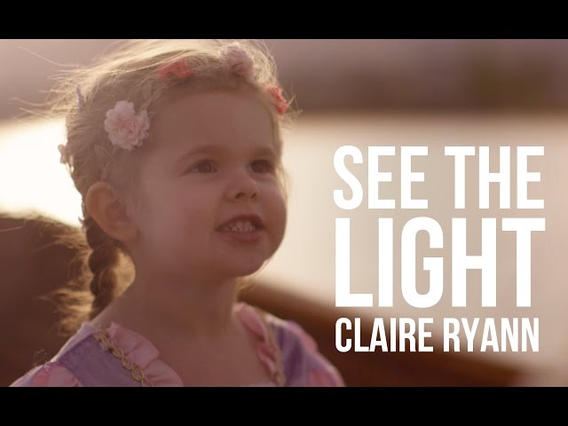 See the Light (Tangled Lantern Song) - 3-Year-Old Claire Ryann and Dad class=