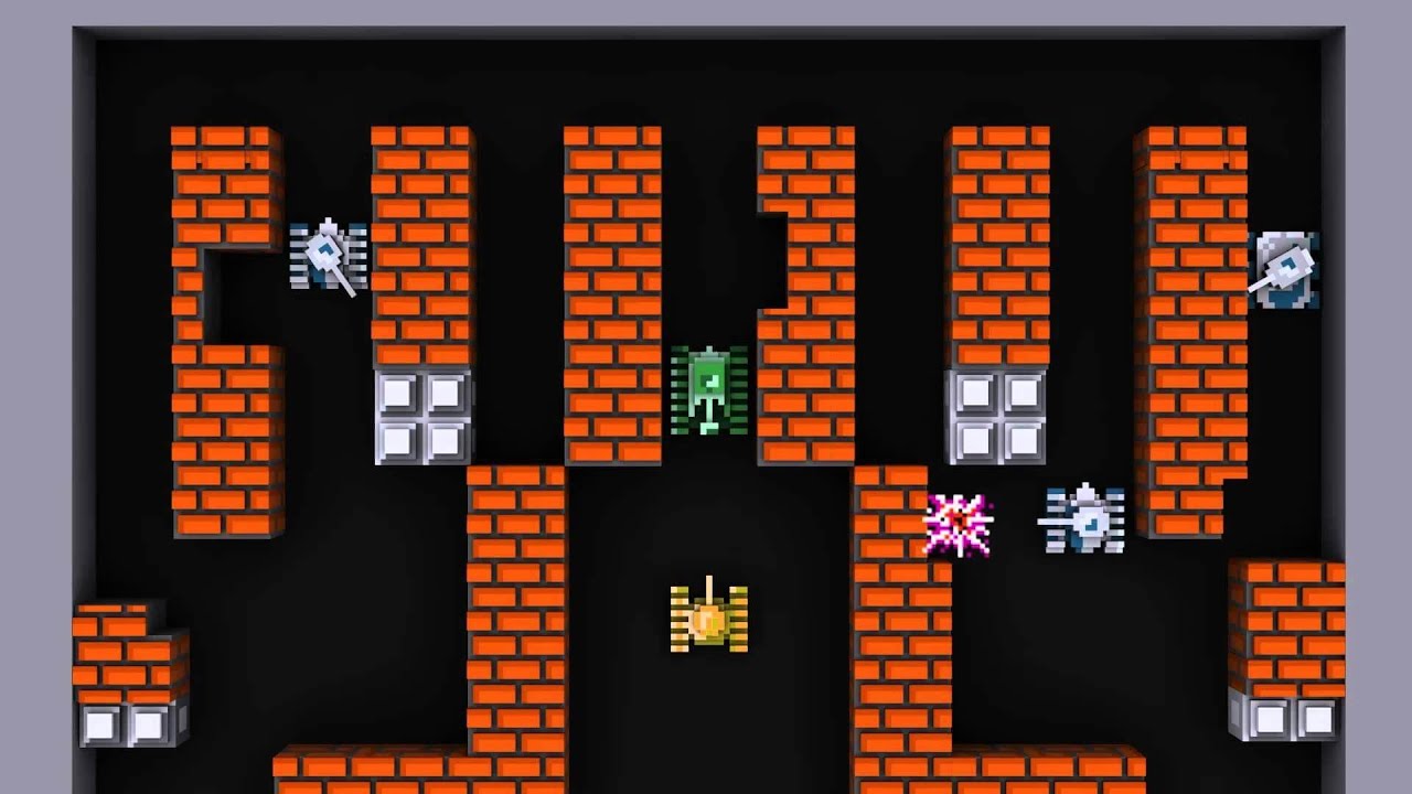 Легендарная игра Танчики Денди 1990 - Русская версия | Battle City ...