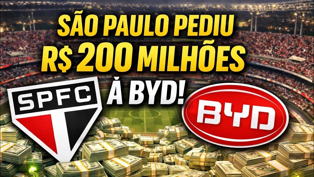 BOMBA: São Paulo quis R$ 200 MI da BYD para mudar nome do Morumbi