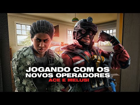 PRIMEIRA VEZ JOGANDO com ACE e MELUSI - Steel Wave Rainbow Six