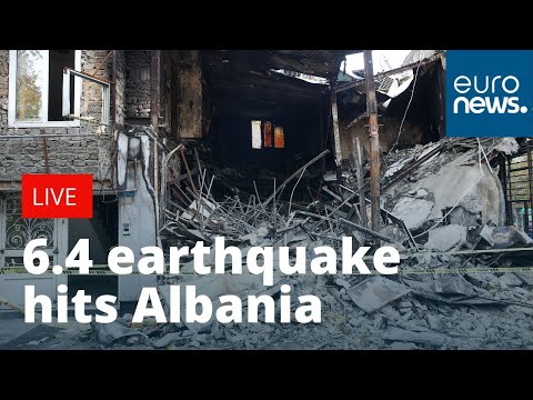 A 6.4 magnitude earthquake has hit the coastal city of Durres, Albania | LIVE