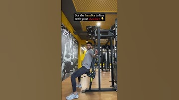 Chest Fly Machine settings for Beginners 💪 #gym #fitness #bodybuidling #workout