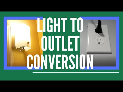Light to Switched Outlet Conversion