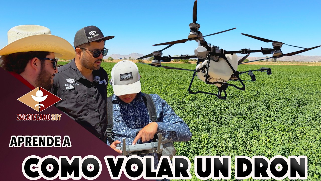 APRENDE A VOLAR UN DRON FUMIGADOR desde cero - YouTube