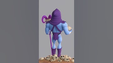 Skeletor 3d turntable #3d