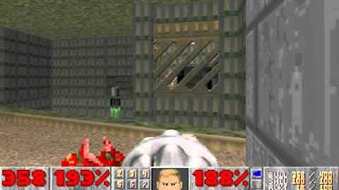 Ultimate Doom (100%) Walkthrough (E1M4: Command Control)