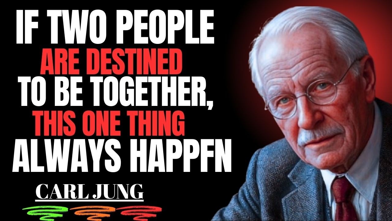 IF TWO PEOPLE ARE DESTINED TO BE TOGETHER, THIS ONE THING ALWAYS HAPPENS | CARL JUNG