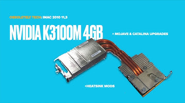 iMac 2010 11,3 Nvidia k3100m upgrade