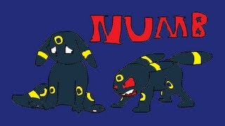 Umbreon cartoon- Numb