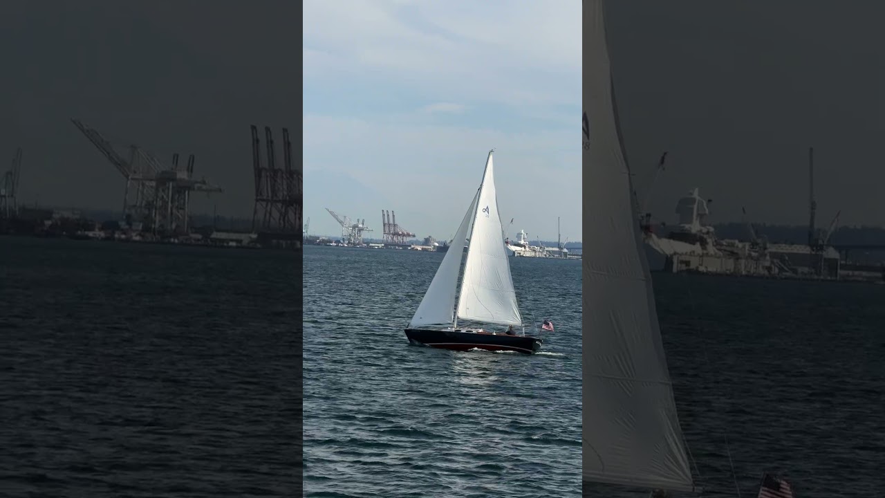 Sailboat on the Seattle Waterfront | 