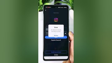 Instagram An Unknown Network Error has Occurred Problem Solved ||